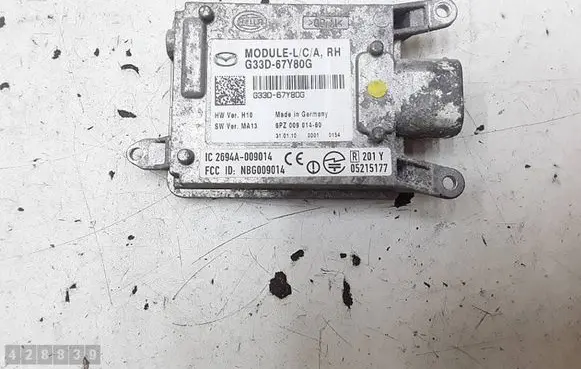 Mazda 6 Blind spot module G33D67Y80G 6PZ00901460 102694A009014