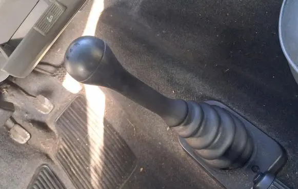 Fiat 500 Cinquecento Gear lever shifter trim leather/knob 
