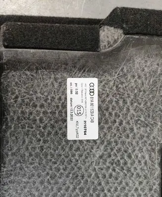 Trunk/boot mat liner