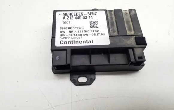 Mercedes-Benz E W212 Fuel injection pump control unit/module A2124400314