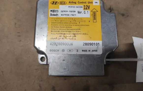 KIA Sportage Airbag control unit/module 959100Z200 0Z95910200 407934