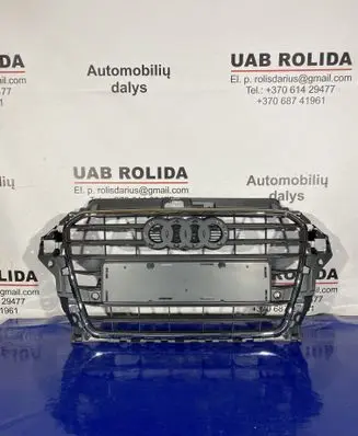 Audi A3 S3 8V Front bumper upper radiator grill