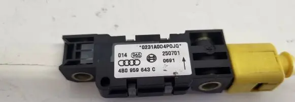 Audi A6 S6 C5 4B Airbag deployment crash/impact sensor 4B0959643C 250701 0231A004P0JQ