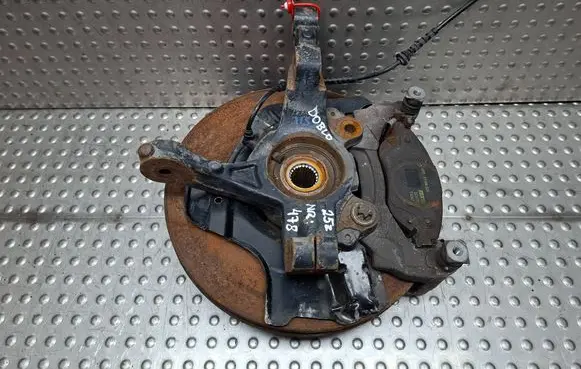 Front wheel hub spindle knuckle