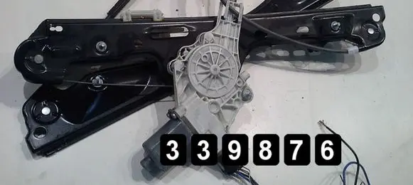 Front door window regulator with motor