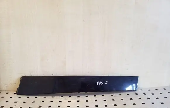 Front door glass trim molding
