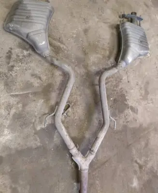Mercedes-Benz S W221 Rear muffler/silencer tail pipe A2214900401 4057430 SN1542