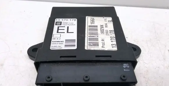 Opel Signum Door control unit/module 13170178 5WK46005 360572197