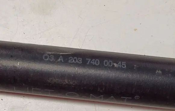 Mercedes-Benz C W203 Tailgate/trunk strut/damper A2037400045