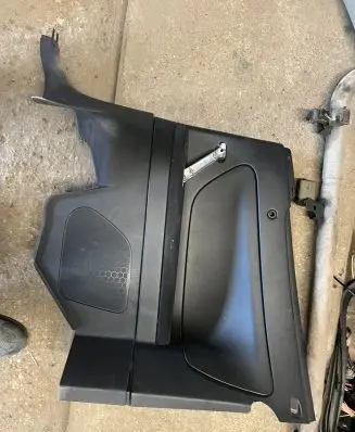 Peugeot 307 CC Rear seat side bottom trim 9638512577