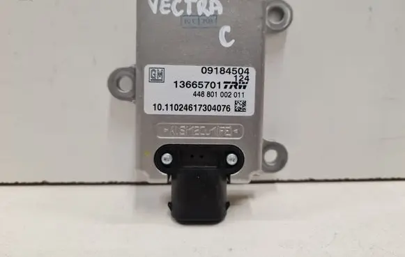 Opel Vectra C ESP acceleration yaw rate sensor 09184504 13665701 448801002011