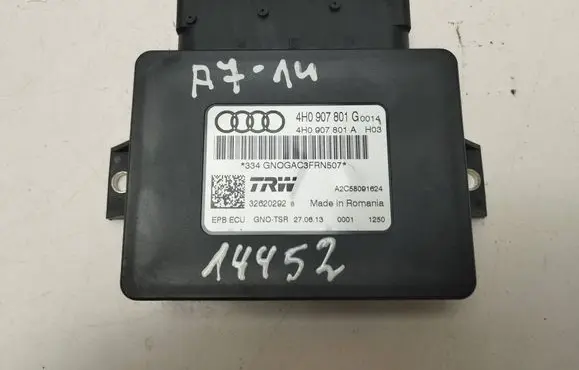 Audi A7 S7 4G Brake system control unit/module 4H0907801A A2C58091624 32620292