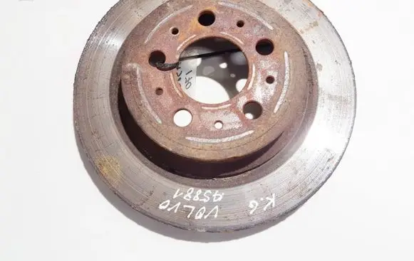Volvo S60 Rear brake disc neventiliuojamas