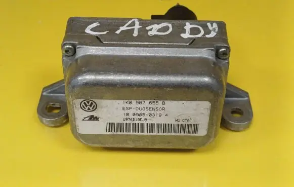 Volkswagen Caddy ESP acceleration yaw rate sensor 1K0907655B