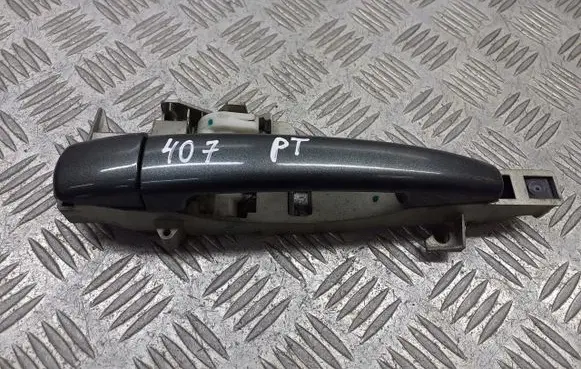 Peugeot 407 Rear door interior handle trim 9680947180