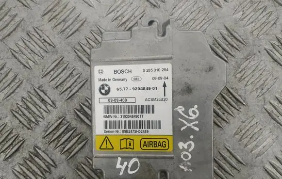 BMW X6 E71 Airbag control unit/module 9204849