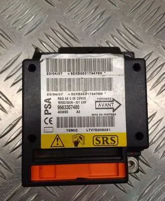 Citroen C3 Airbag control unit/module 9663357480