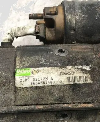 Citroen C5 Starter motor 9654561480 D8R28 02177MA