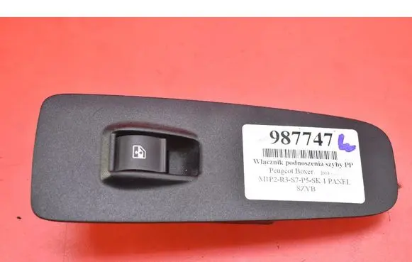 Peugeot Boxer Electric window control switch 07355329060