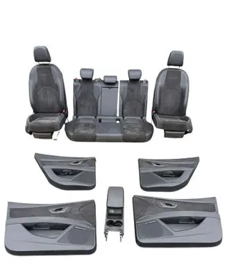 Seat Leon (5F) Seat and door cards trim set BRAK