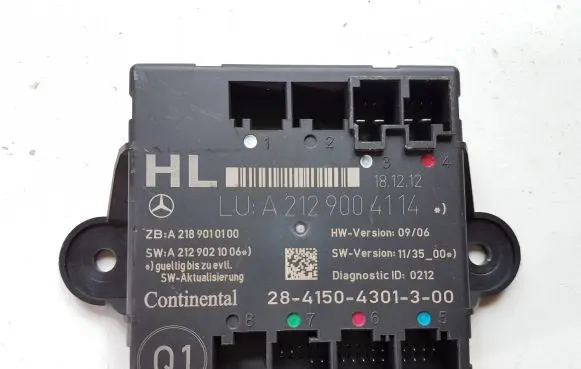 Mercedes-Benz C W204 Door control unit/module A2129004114