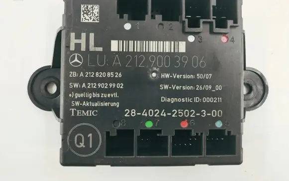Mercedes-Benz E W212 Door control unit/module DALISID2649 2129003906 2129001227