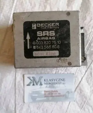 Mercedes-Benz S W126 Airbag control unit/module 0038207510