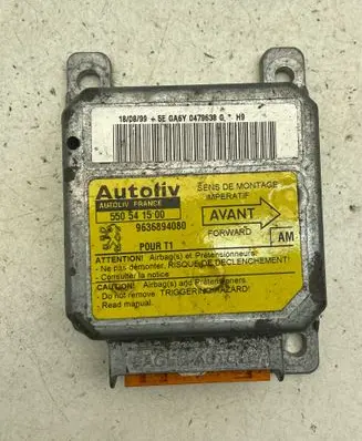 Peugeot 206 Airbag control unit/module 9636894080
