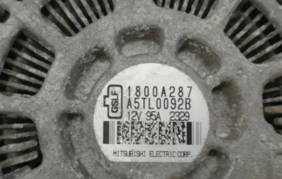 Mitsubishi ASX Generator/alternator 1800A287A5TL0092B