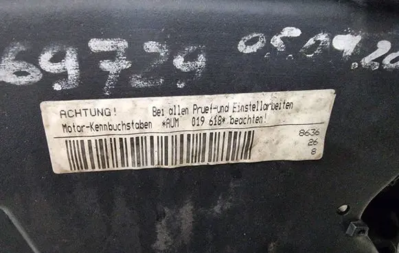 Volkswagen Golf IV Engine AUM