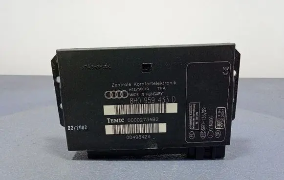 Audi A4 S4 B6 8E 8H Comfort/convenience module 8H0959433D