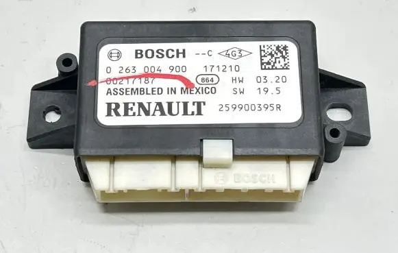 Renault Megane IV Parking PDC control unit/module 259900395R 00217187 0263004900