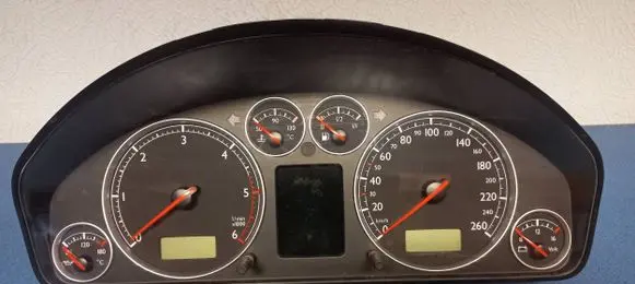 Volkswagen Sharan Speedometer (instrument cluster) 7M3920840G 0301010222 YM2110849ADB
