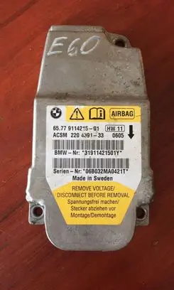 BMW 5 E60 E61 Airbag control unit/module 9114215