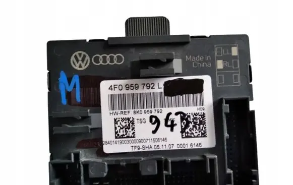 Audi Q7 4L Door control unit/module 4F0959792L 8K0959792