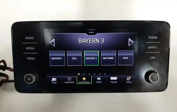 Skoda Scala Screen/display/small screen 654035871B