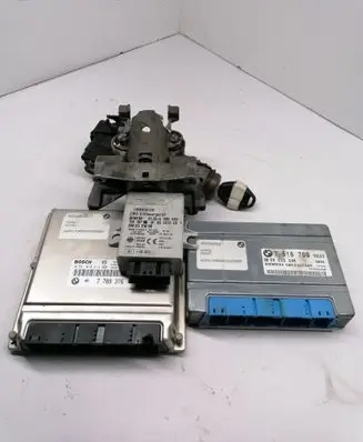 BMW 5 E39 Engine ECU kit and lock set 7518709 7789376