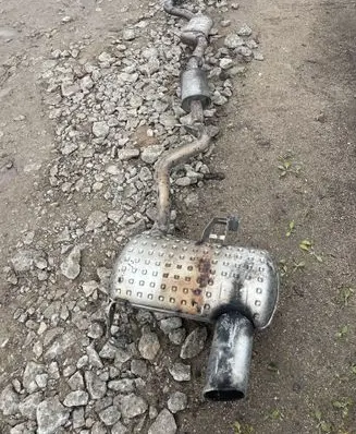 BMW 3 E90 E91 Muffler/silencer 7564180 14097610