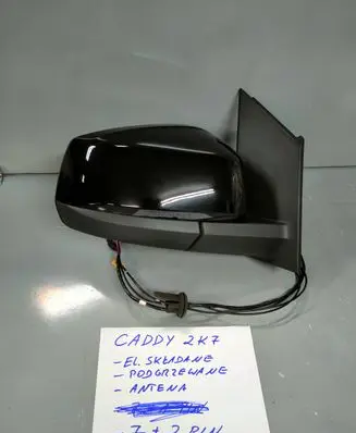 Volkswagen Caddy Front door electric wing mirror 2K7857502AS