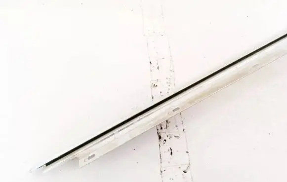 Audi A6 S6 C4 4A Front door glass trim molding 4A0853283E