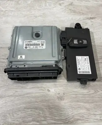 BMW 3 E90 E91 Engine ECU kit and lock set 8506444 030047253 0281016119