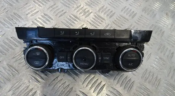 Volkswagen Golf VII Climate control/heater control trim 5E0907044Q