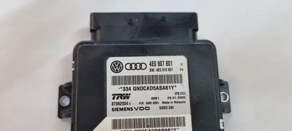 Audi A8 S8 D3 4E Hand brake control module 4E0907801 4E0910801 87062004
