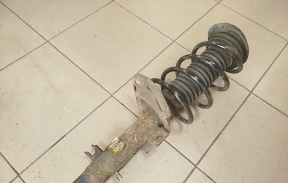 Citroen C3 Front shock absorber with coil spring 9672655580