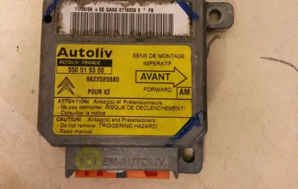 Citroen Xantia Airbag control unit/module 550519300 9622585880