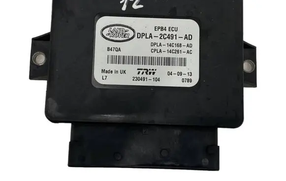 Land Rover Range Rover L405 Hand brake control module DPLA2C491AD CPLA14C261AC DPLA14C168AD