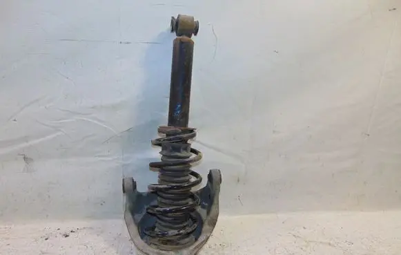 Front shock absorber with coil spring