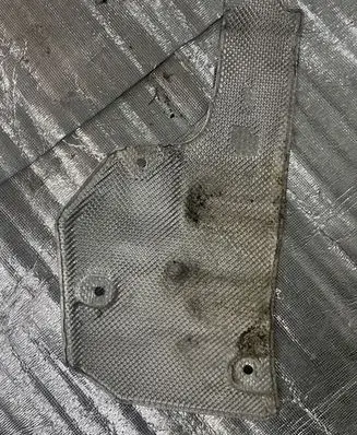 Audi A8 S8 D4 4H Heat shield in engine bay 