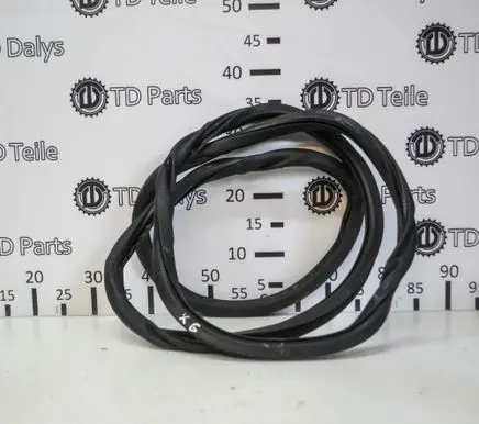 Rubber seal rear door