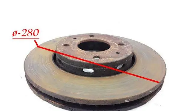 Volvo S40, V40 Front brake disc Q2804SKIS23